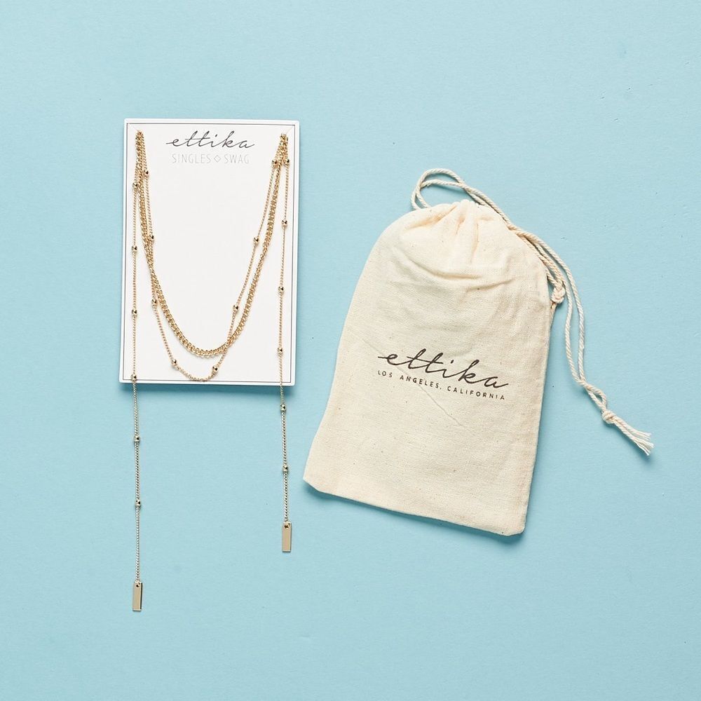 NWT Ettika That New Feeling Gold Layered Necklace - Picture 2 of 6
